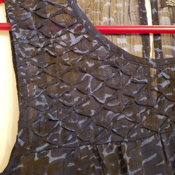 Lucky Brand women's blue lined gauze size small dress NWT - Picture 3 of 11